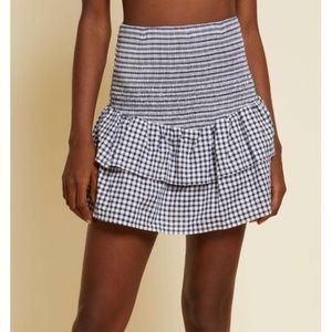 NTL LTD Mini Ginham NILI SKIRT